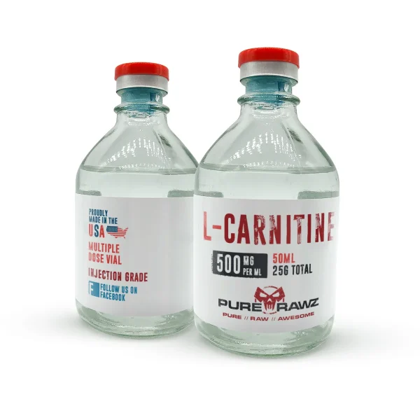 L-Carnitine 100ml 500mg per ml 50g Total