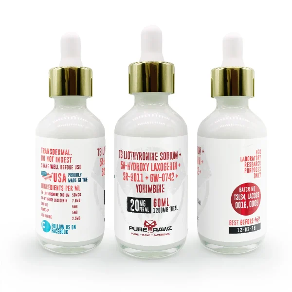 T3 Liothyronine Sodium + 5a-Hydroxy Laxogenin + SR-9011 + GW-0742 + Yohimbine - Image 2