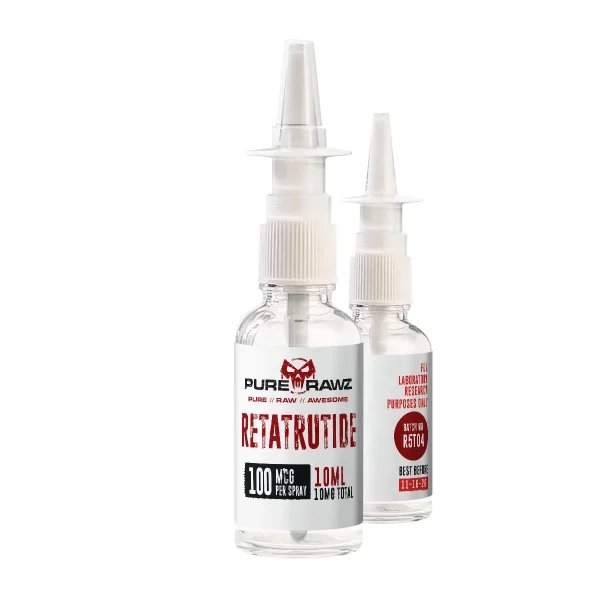 Retatrutide Nasal Sprays 10ml 100mcg per Spray 10mg Total | Purerawz
