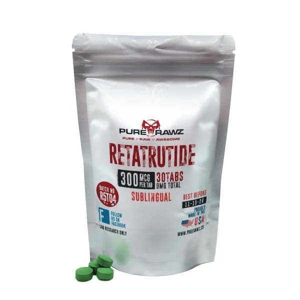 Retatrutide 30tabs 300mcg per tab 9mg Total
