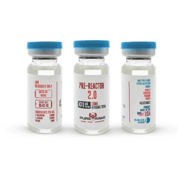 Pre Reactor 2.0 Parenteral Solution (L-Soleucine + L-Leucine + Valine) 10ml 470mg per ml 4700mg Total