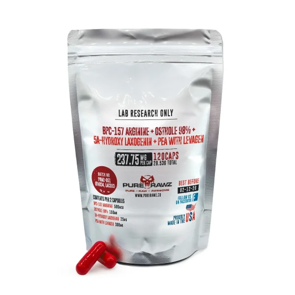 BPC-157 Arginine + Osthole 98% + 5a-hydroxy Laxogenin + PEA with Levagen - Image 2