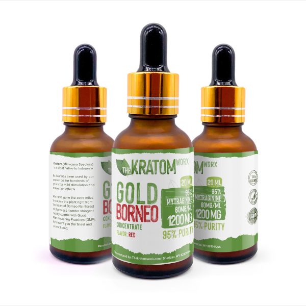 Gold Borneo Kratom Concentrate 1200MG