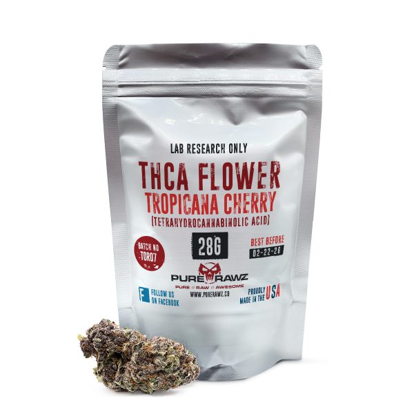 THCa Tropicana Cherry Flower (Tetrahydrocannabinolic Acid) - Image 3
