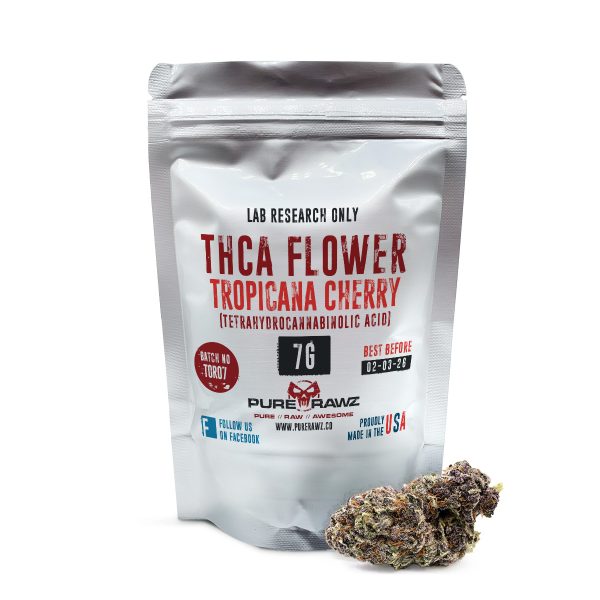 THCa Tropicana Cherry Flower (Tetrahydrocannabinolic Acid) - Image 2